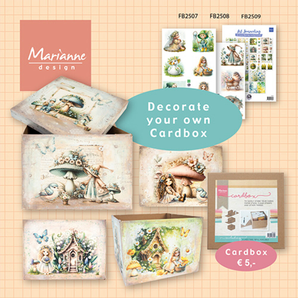 Marianne Design Cardbox with Tab (LR0035) (DISCONTINUED)