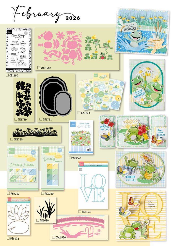 Marianne Design Leaflet The Collection #158 February 2026 (CAT13158)