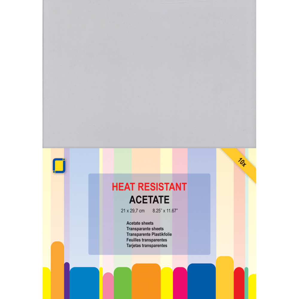 JEJE Produkt Acetate Sheets Heat Resistant A4 (10pcs) (3.1030)