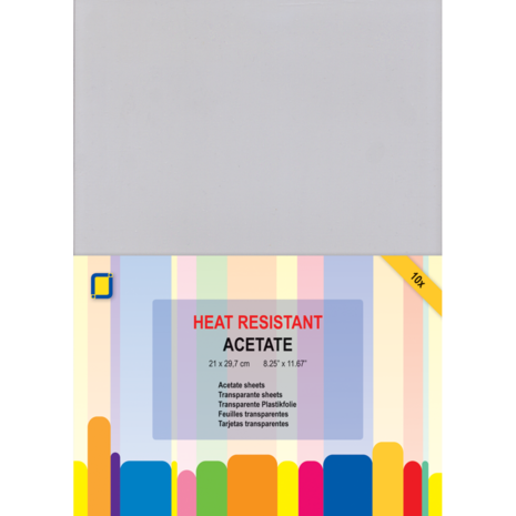 JEJE Produkt Acetate Sheets Heat Resistant A4 (10pcs) (3.1030)