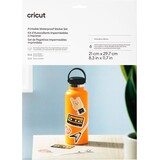 Cricut Printable Waterproof Sticker Set A4 White (6pcs) (2011891)