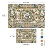 Re-Design with Prima Serenade In Blue 19,5x30 Inch Double Delight Decoupage Fiber Paper Set (pcs) (676438)