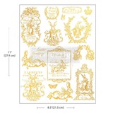 Re-Design with Prima Gilded Spring 8,5x11 Inch H2O Transfers Single Sheet Gold (681975)