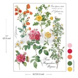 Re-Design with Prima Poetry In Petals 8,5x11 Inch H2O Transfers Single Sheet (681951)