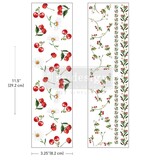 Re-Design with Prima Daisy Cherry Delight 3,25x11,5 Inch Luxe Transfers (2pcs) (680435)