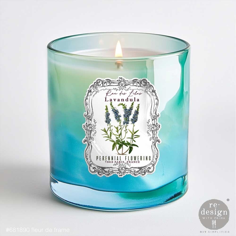 Re-Design with Prima Fleur De Frame 3,25x11,5 Inch Luxe Transfers (2pcs) (681890) Re-Design with Prima Fleur De Frame 3,25x11,5 Inch Luxe Transfers (2pcs) (681890)