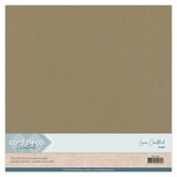 Card Deco Linen Cardstock 30,5x30,5 cm Taupe (10pcs) (LKK-SC53)