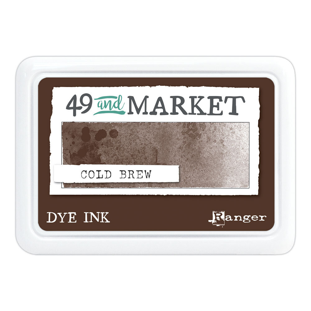 Ranger 49 & Market Dye Ink Pad Cold Brew (FMP92834) Ranger 49 & Market Dye Ink Pad Cold Brew (FMP92834)