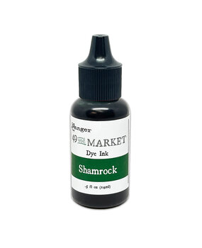 Ranger 49 & Market Dye Ink Re-inkers Shamrock 0.5 fl oz (FMI93084)
