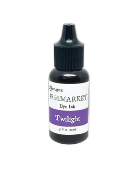 Ranger 49 & Market Dye Ink Re-inkers Twilight 0.5 fl oz (FMI93107)