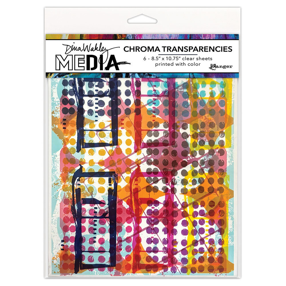 Ranger Dina Wakley MEdia Chroma Transparencies Grunge Specimens (MDA92728)