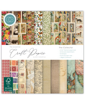 Craft Consortium The Collector 6x6 Inch Premium Paper Pad (CCEPAD038B)