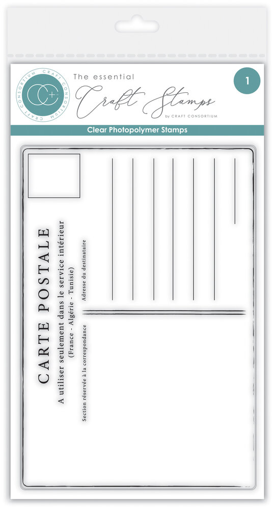 Craft Consortium The Collector A6 Clear Photopolymer Stamp Set Postcard (CCESTMP016) Craft Consortium The Collector A6 Clear Photopolymer Stamp Set Postcard (CCESTMP016)