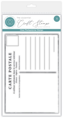 Craft Consortium The Collector A6 Clear Photopolymer Stamp Set Postcard (CCESTMP016) Craft Consortium The Collector A6 Clear Photopolymer Stamp Set Postcard (CCESTMP016)