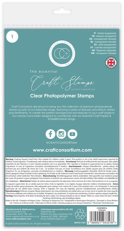 Craft Consortium The Collector A6 Clear Photopolymer Stamp Set Postcard (CCESTMP016) Craft Consortium The Collector A6 Clear Photopolymer Stamp Set Postcard (CCESTMP016)