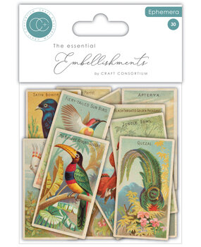 Craft Consortium The Collector Ephemera Birds (30pcs) (CEEPH002)