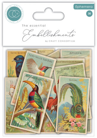 Craft Consortium The Collector Ephemera Birds (30pcs) (CEEPH002) Craft Consortium The Collector Ephemera Birds (30pcs) (CEEPH002)