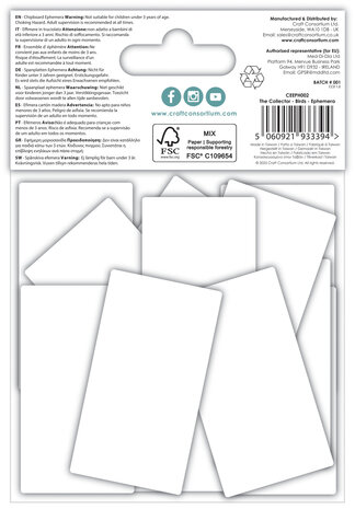 Craft Consortium The Collector Ephemera Birds (30pcs) (CEEPH002) Craft Consortium The Collector Ephemera Birds (30pcs) (CEEPH002)