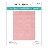 Spellbinders Plaid Company Embossing Folder (SES-018)