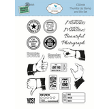 Elizabeth Craft Designs Delightful Discovery Stamp and Die Set Thumbs Up (CSD444)