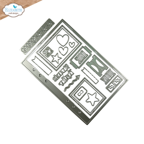 Elizabeth Craft Designs Delightful Discovery Die Base Page Assortment (2334)