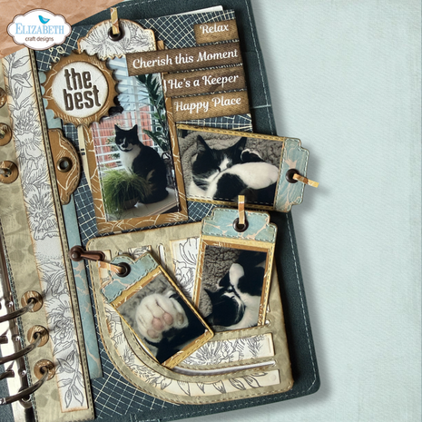 Elizabeth Craft Designs Delightful Discovery Die Rounded Pocket with Tags (2337)