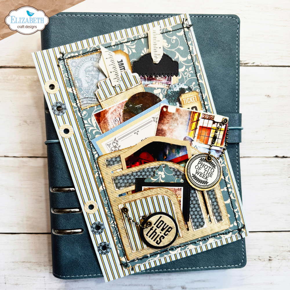 Elizabeth Craft Designs Delightful Discovery Die Rounded Pocket with Tags (2337)