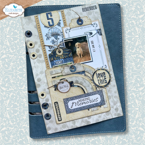 Elizabeth Craft Designs Delightful Discovery Die Rounded Pocket with Tags (2337)