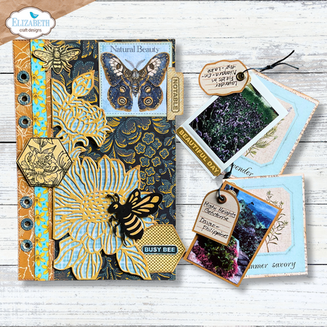 Elizabeth Craft Designs Delightful Discovery Die Bee and Flower Accents (2339)