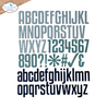 Elizabeth Craft Designs Delightful Discovery Die Tall & Bold Alphabet (2341)
