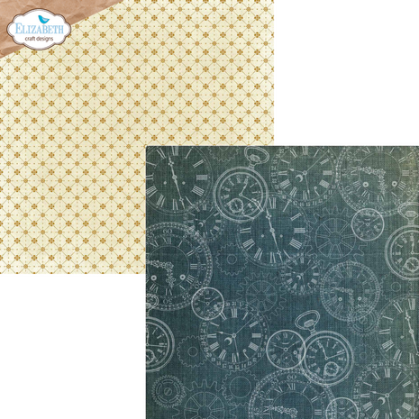 Elizabeth Craft Designs Delightful Discovery 12x12 Inch Patterned Cardstock (C041)