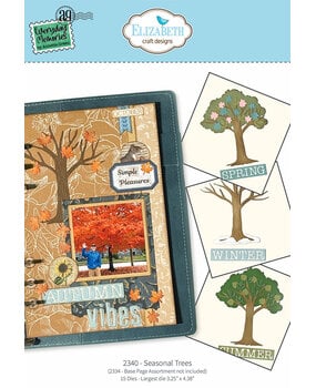 Elizabeth Craft Designs Delightful Discovery Die Seasonal Trees (2340)