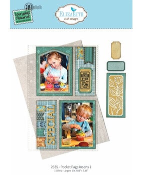 Elizabeth Craft Designs Delightful Discovery Die Pocket Page Inserts 1 (2335)