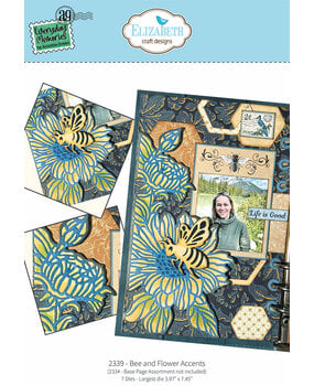 Elizabeth Craft Designs Delightful Discovery Die Bee and Flower Accents (2339)