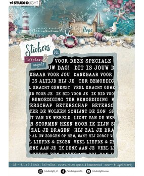 Studio Light Tide of Hope Stickers NL Teksten & Zegels (JMA-TH-STIC72)