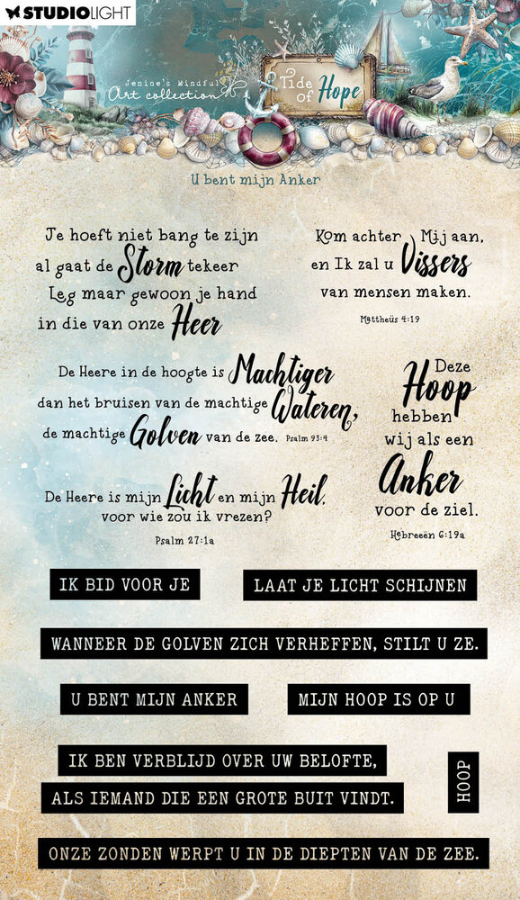 Studio Light Tide of Hope Clear Stamp U Bent Mijn Anker (JMA-TH-STAMP933)