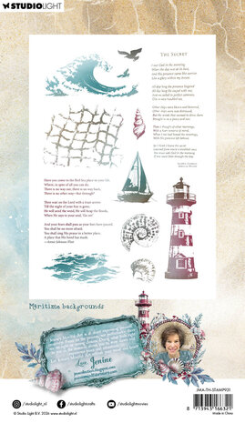 Studio Light Tide of Hope Clear Stamp Maritime Backgrounds (JMA-TH-STAMP931)