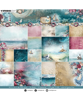 Studio Light Tide of Hope Designer Paper Backgrounds (JMA-TH-DPP434)