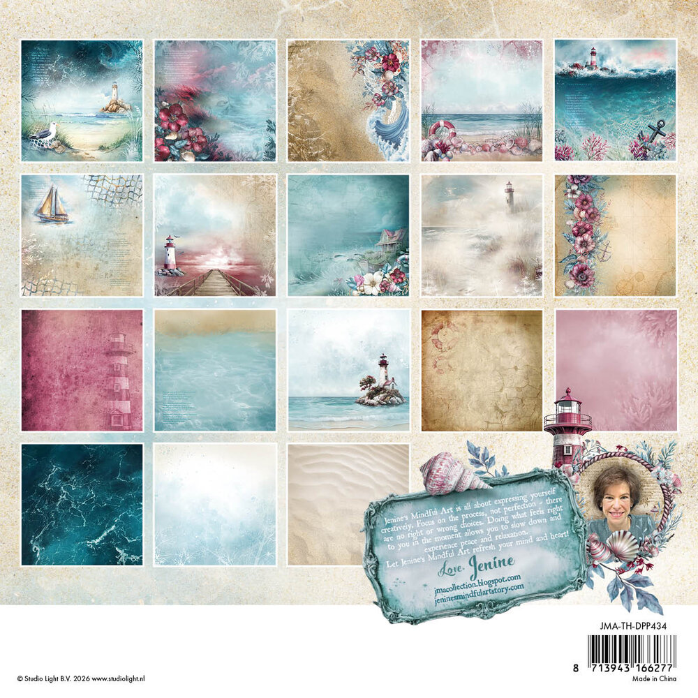 Studio Light Tide of Hope Designer Paper Backgrounds (JMA-TH-DPP434)