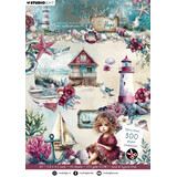 Studio Light Tide of Hope Die-Cut Paper Christmas Blush (JMA-TH-DCPP433)