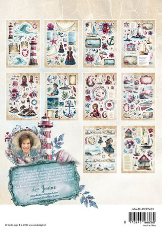 Studio Light Tide of Hope Die-Cut Paper Christmas Blush (JMA-TH-DCPP433)