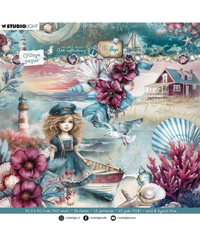 Studio Light Tide of Hope Collage Paper Backgrounds & Elements (JMA-TH-CPP432)