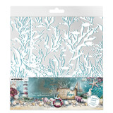 Studio Light Tide of Hope Acetate Sheets 8x8 Inch Retro Cyan & White (6pcs) (JMA-TH-ACS21)