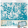 Studio Light Tide of Hope Acetate Sheets 8x8 Inch Retro Cyan & White (6pcs) (JMA-TH-ACS21)