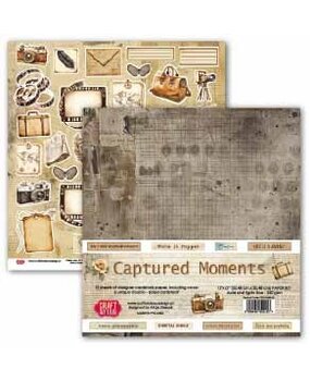 Craft & You Design Captured Moments 12x12 Inch Paper Set 250gsm (12sheets) (CPS-CM30-12)
