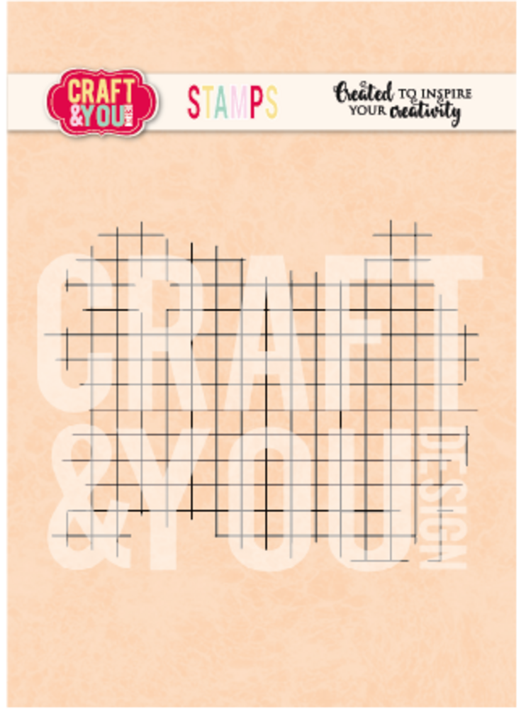 Craft & You Design Grid Paper Stamps (CS056)