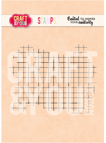 Craft & You Design Grid Paper Stamps (CS056)