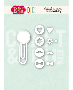 Craft & You Design Clip Set 1 Dies (CW386)