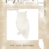 Tracy Evans Owl 4x4 Inch Snippet Stencil (SS033)