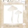 Tracy Evans Fungi 4x4 Inch Snippet Stencil (SS035)